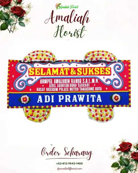 Papan Bunga Ucapan Selamat Gemuh